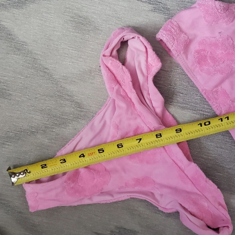 Frankies Bikinis pink swimsuit size xs